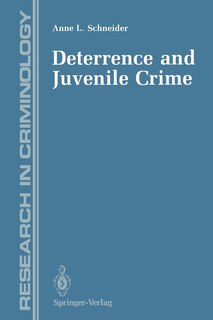 Couverture_Deterrence and Juvenile Crime