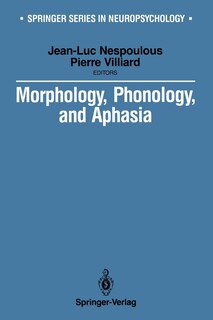 Front cover_Morphology, Phonology, and Aphasia