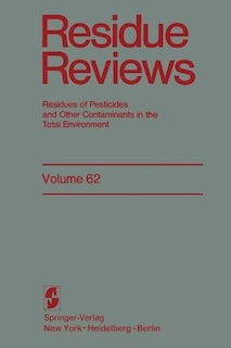 Front cover_Residue Reviews