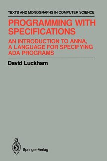 Front cover_Programming with Specifications