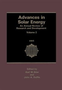 Front cover_Advances in Solar Energy