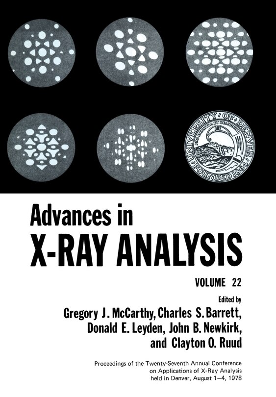 Front cover_Advances in X-Ray Analysis