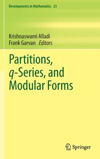 Front cover_Partitions, q-Series, and Modular Forms