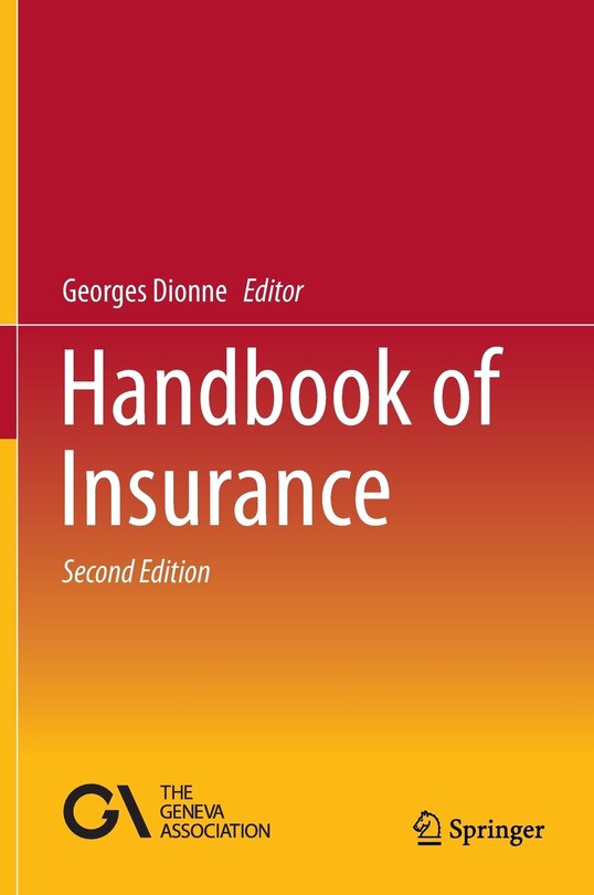 Couverture_Handbook of Insurance