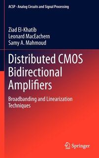 Front cover_Distributed CMOS Bidirectional Amplifiers