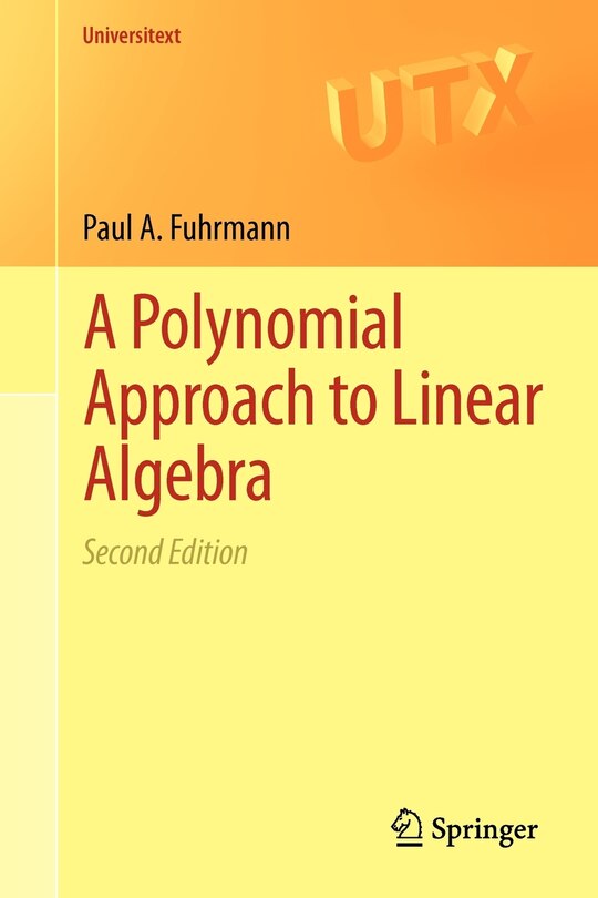 Couverture_A Polynomial Approach to Linear Algebra