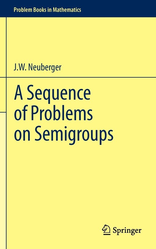 Couverture_A Sequence of Problems on Semigroups