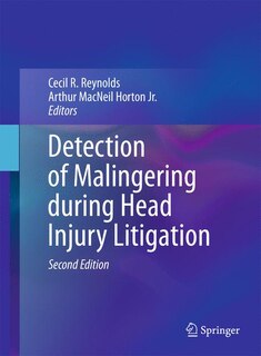 Front cover_Detection of Malingering during Head Injury Litigation