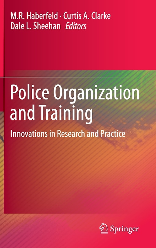 Couverture_Police Organization and Training