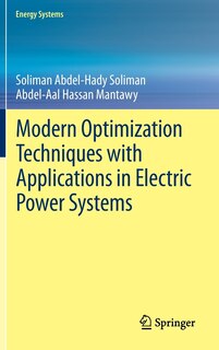 Couverture_Modern Optimization Techniques with Applications in Electric Power Systems