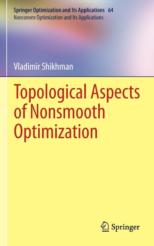 Front cover_Topological Aspects of Nonsmooth Optimization