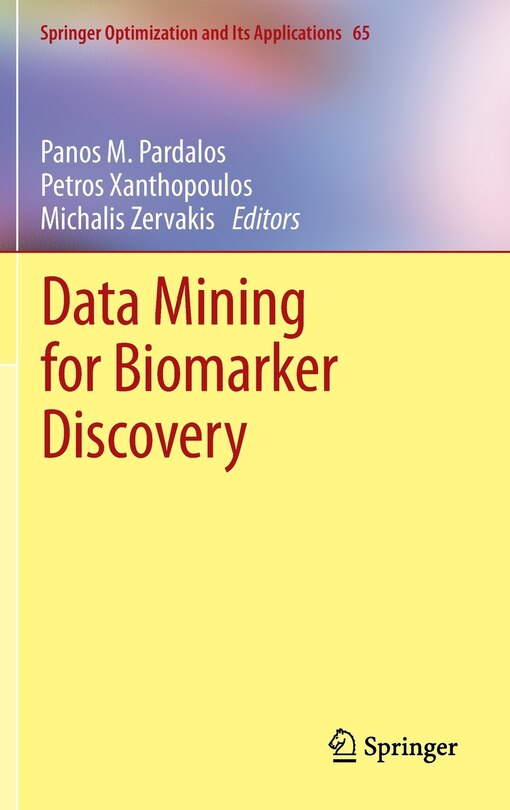 Couverture_Data Mining for Biomarker Discovery
