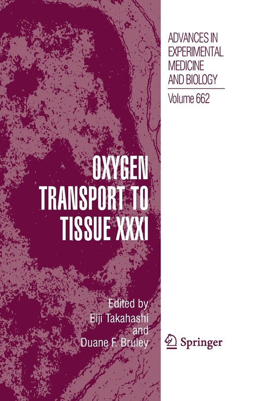 Front cover_Oxygen Transport to Tissue XXXI