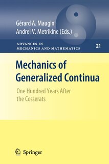 Front cover_Mechanics of Generalized Continua