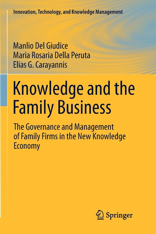 Front cover_Knowledge and the Family Business