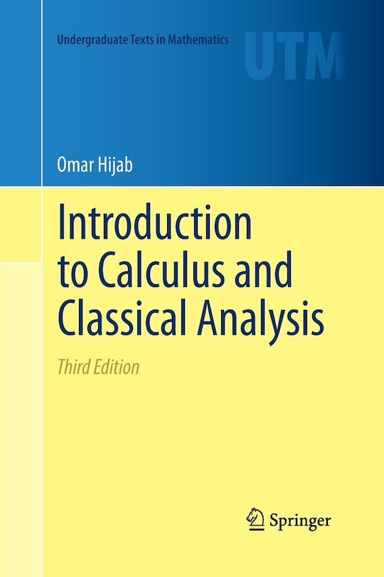 Couverture_Introduction to Calculus and Classical Analysis