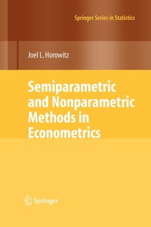 Front cover_Semiparametric and Nonparametric Methods in Econometrics