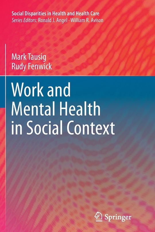 Front cover_Work and Mental Health in Social Context