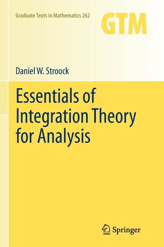 Couverture_Essentials of Integration Theory for Analysis