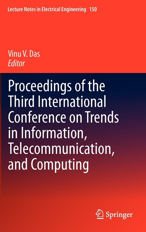 Front cover_Proceedings of the Third International Conference on Trends in Information, Telecommunication and Computing