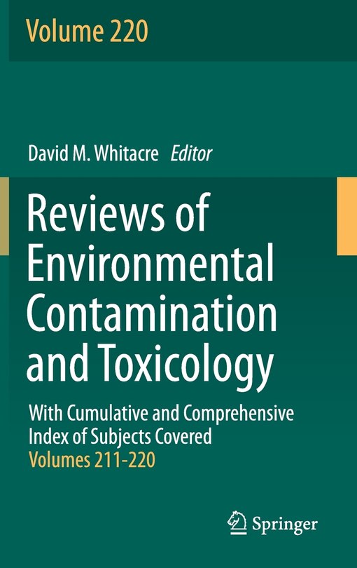 Couverture_Reviews of Environmental Contamination and Toxicology