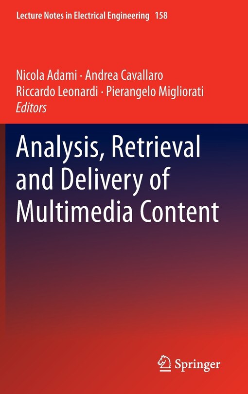Couverture_Analysis, Retrieval and Delivery of Multimedia Content