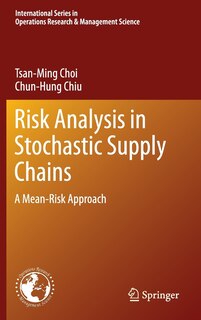 Front cover_Risk Analysis in Stochastic Supply Chains