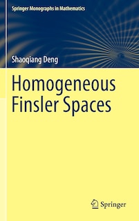 Front cover_Homogeneous Finsler Spaces