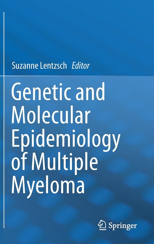 Couverture_Genetic and Molecular Epidemiology of Multiple Myeloma