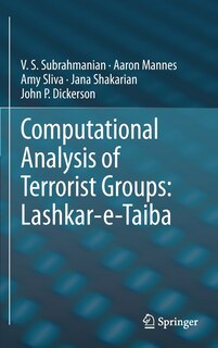 Couverture_Computational Analysis Of Terrorist Groups