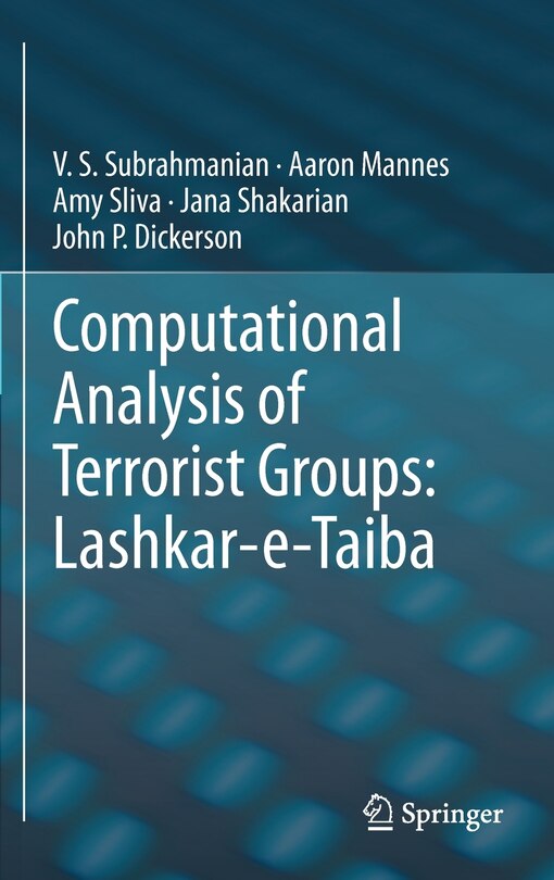 Couverture_Computational Analysis Of Terrorist Groups