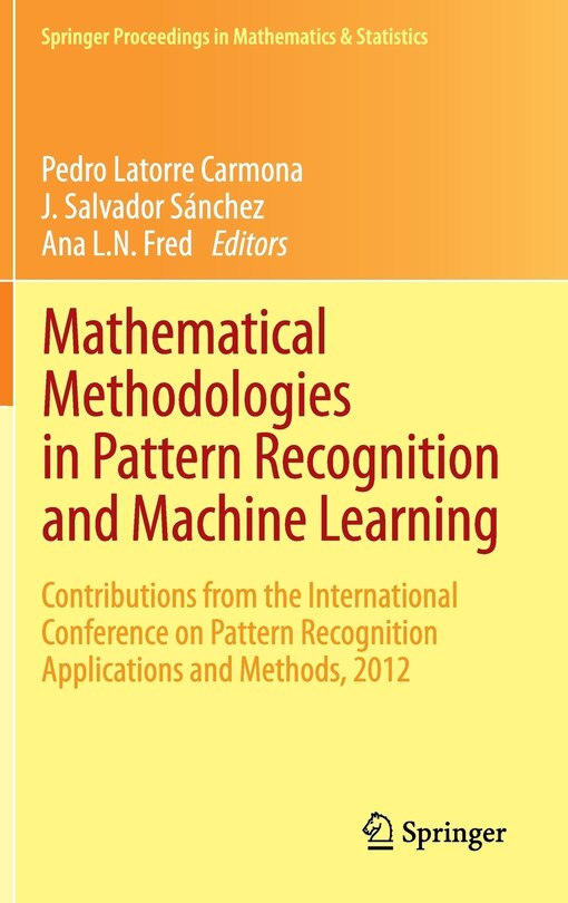 Front cover_Mathematical Methodologies in Pattern Recognition and Machine Learning