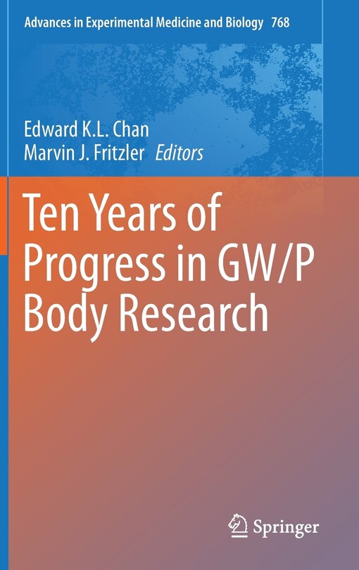 Front cover_Ten Years of Progress in GW/P Body Research