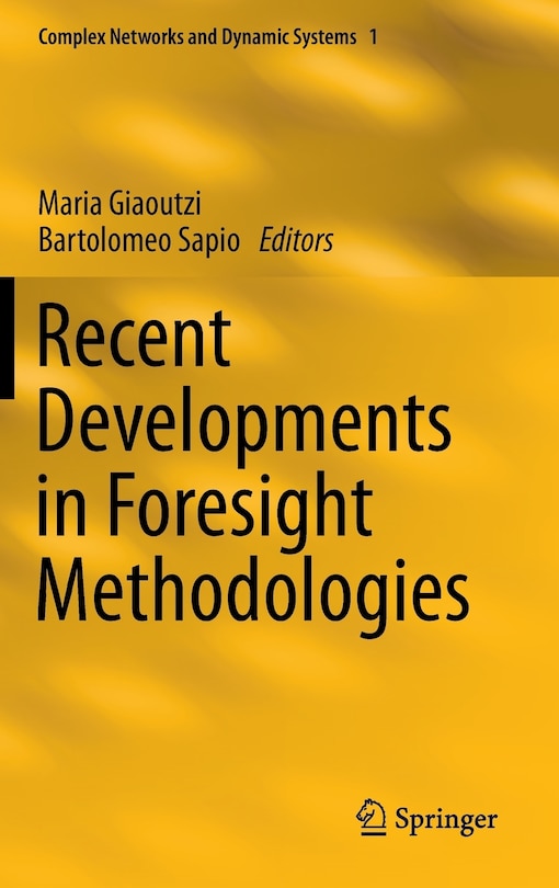 Couverture_Recent Developments in Foresight Methodologies