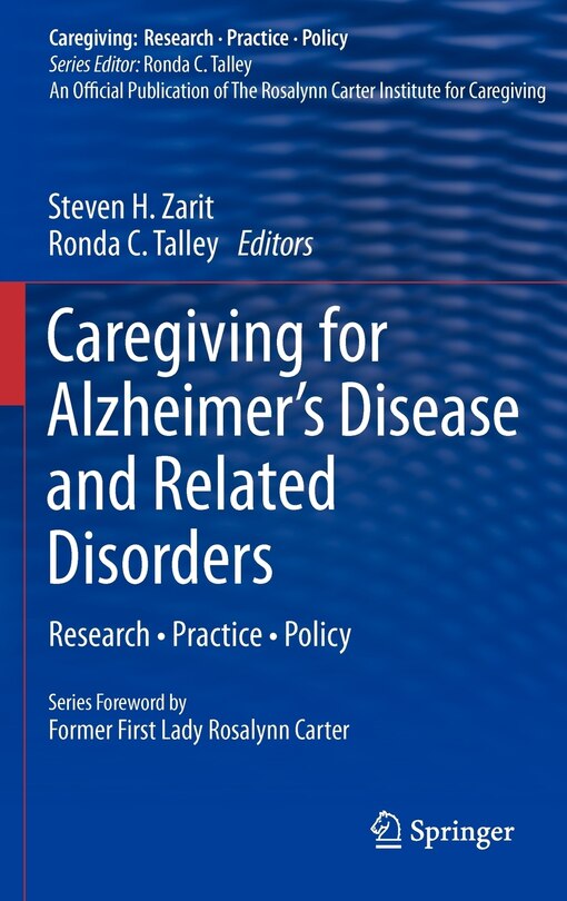 Front cover_Caregiving for Alzheimer's Disease and Related Disorders