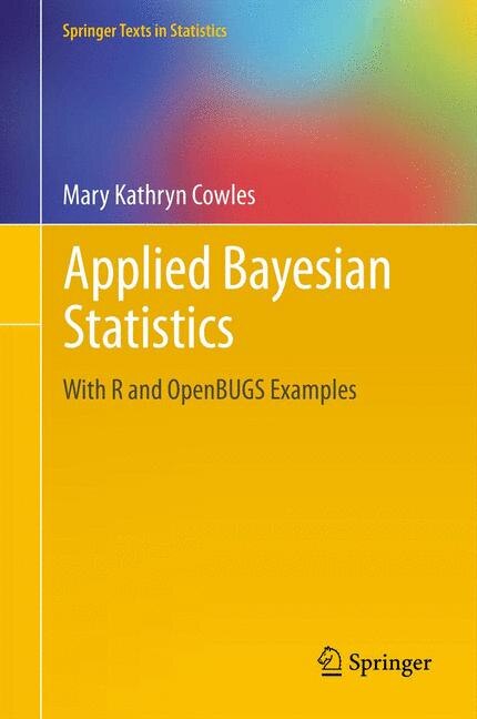 Couverture_Applied Bayesian Statistics