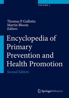 Front cover_Encyclopedia of Primary Prevention and Health Promotion