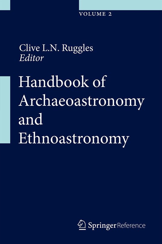 Front cover_Handbook of Archaeoastronomy and Ethnoastronomy