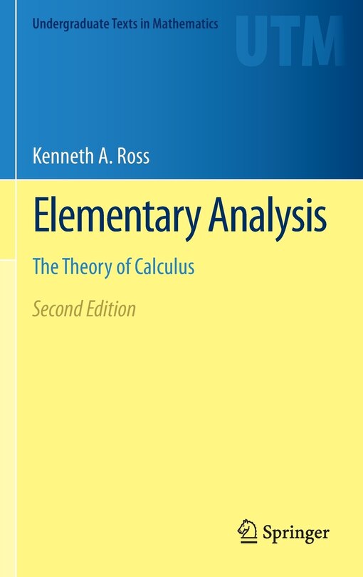 Front cover_Elementary Analysis
