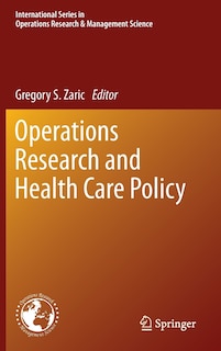 Couverture_Operations Research and Health Care Policy