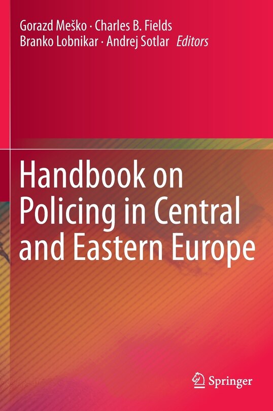 Couverture_Handbook on Policing in Central and Eastern Europe