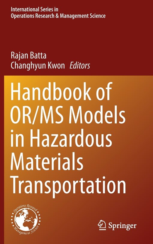Couverture_Handbook of OR/MS Models in Hazardous Materials Transportation