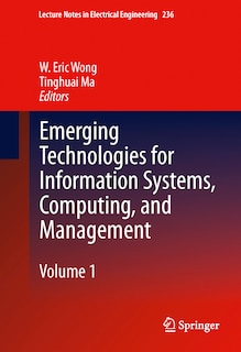 Couverture_Emerging Technologies for Information Systems, Computing, and Management