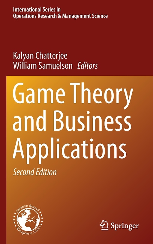 Couverture_Game Theory and Business Applications