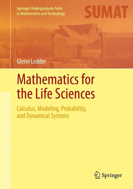 Front cover_Mathematics for the Life Sciences