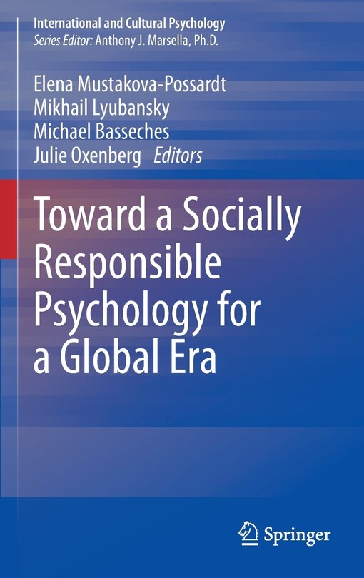 Front cover_Toward a Socially Responsible Psychology for a Global Era