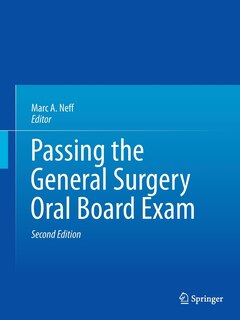 Front cover_Passing the General Surgery Oral Board Exam