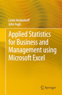 Couverture_Applied Statistics for Business and Management using Microsoft Excel