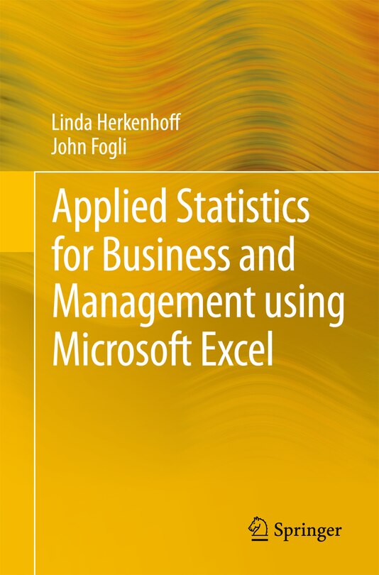 Couverture_Applied Statistics for Business and Management using Microsoft Excel