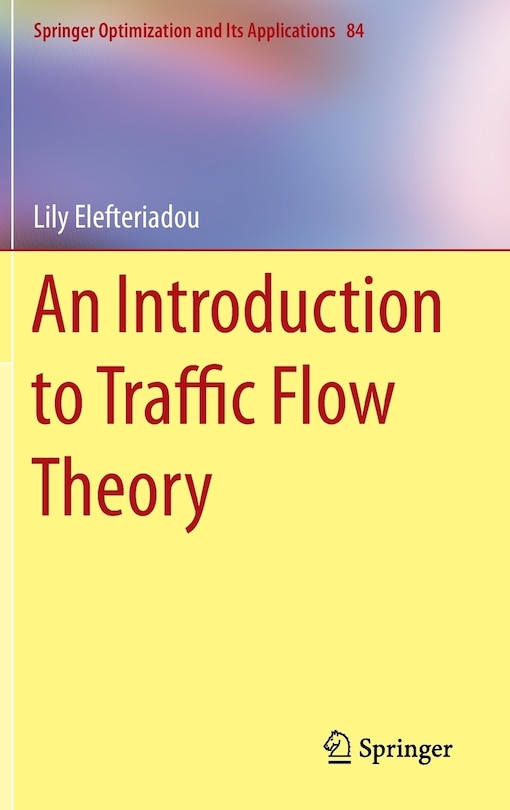 Front cover_An Introduction to Traffic Flow Theory